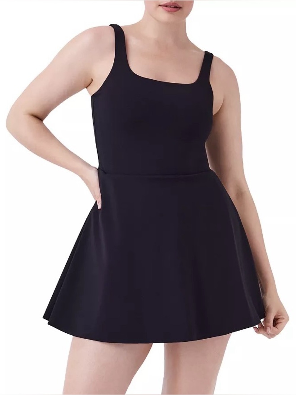 NWT Spanx Get Moving Square Neck Dress - Size Medium